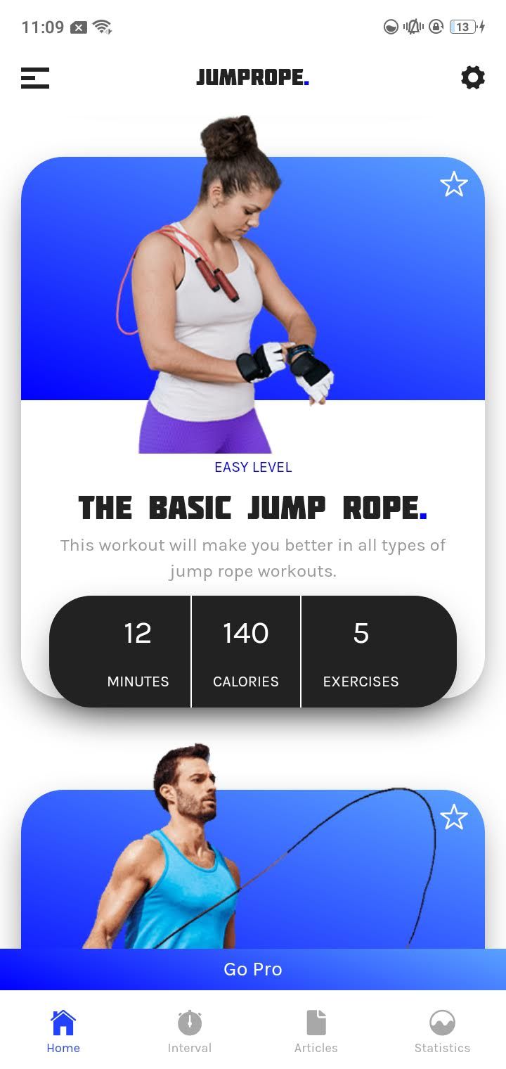 Homepage for Jump Rope