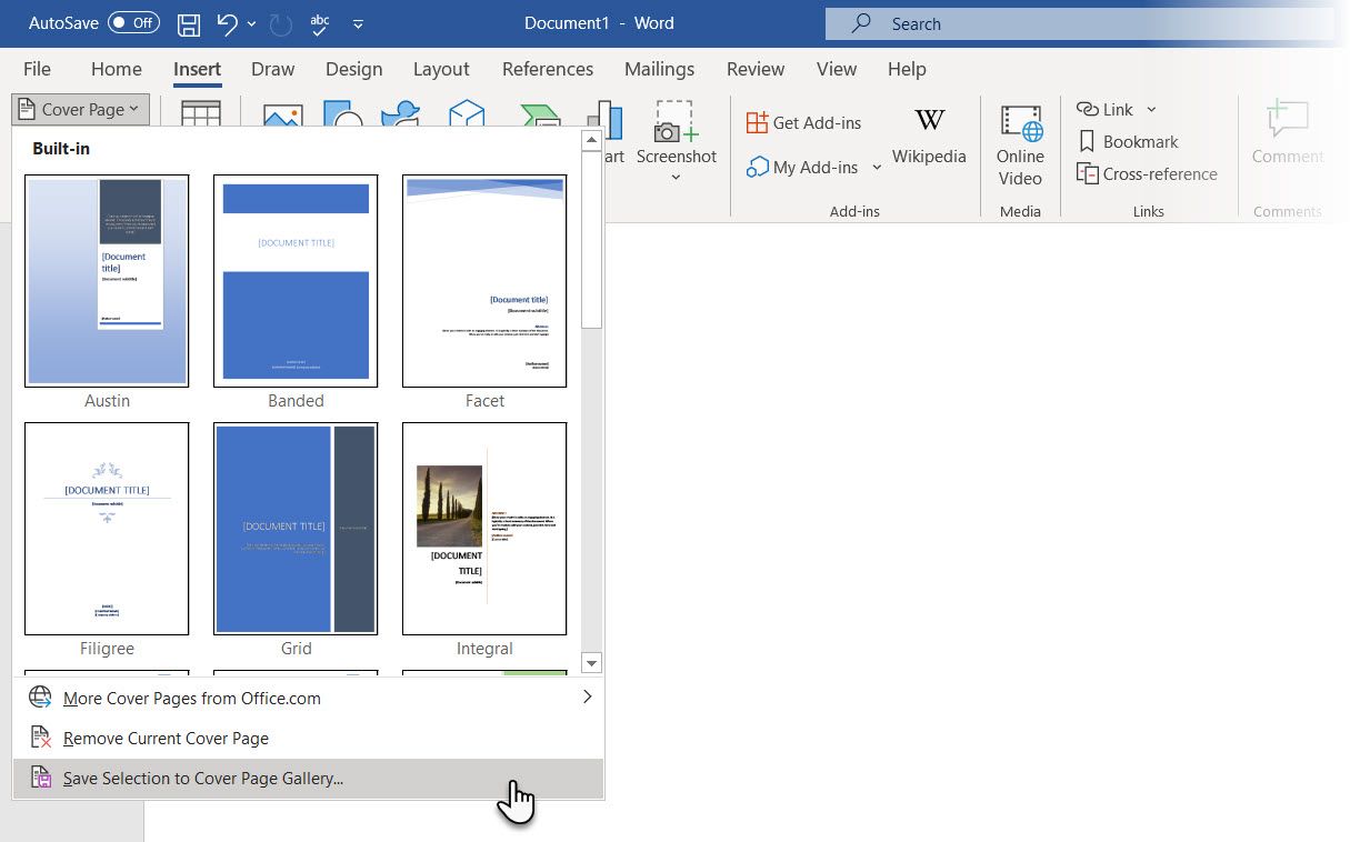 how to add page in word on tablet