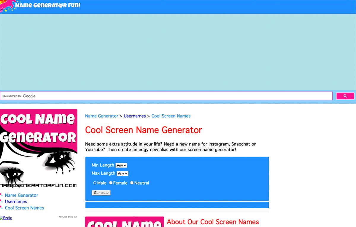 The 6 Best Screen Name Generators To Pick A Cool Online Name The 6 Best Screen Name Generators To Pick A Cool Online Name