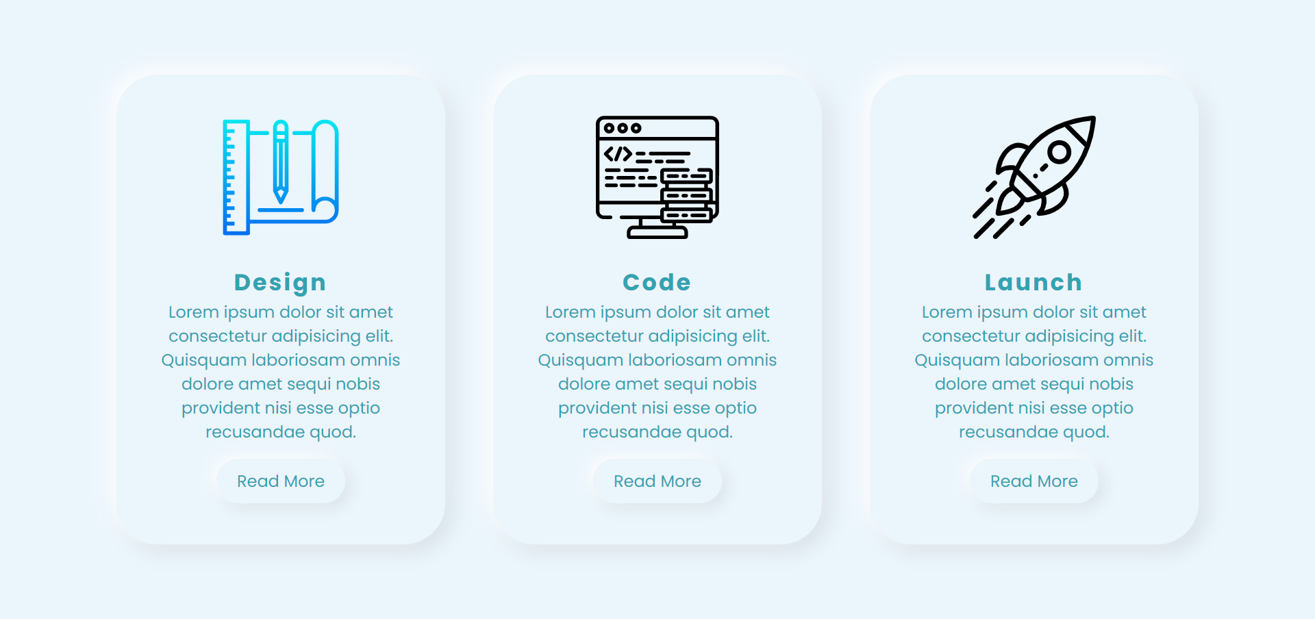 Neumorphic Cards - 5 componenti di progettazione neumorfica in HTML, CSS e JavaScript