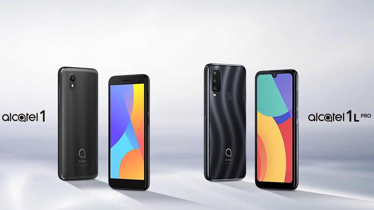 Images of both of TCL's new budget Android smartphones in its Alcatel range.
