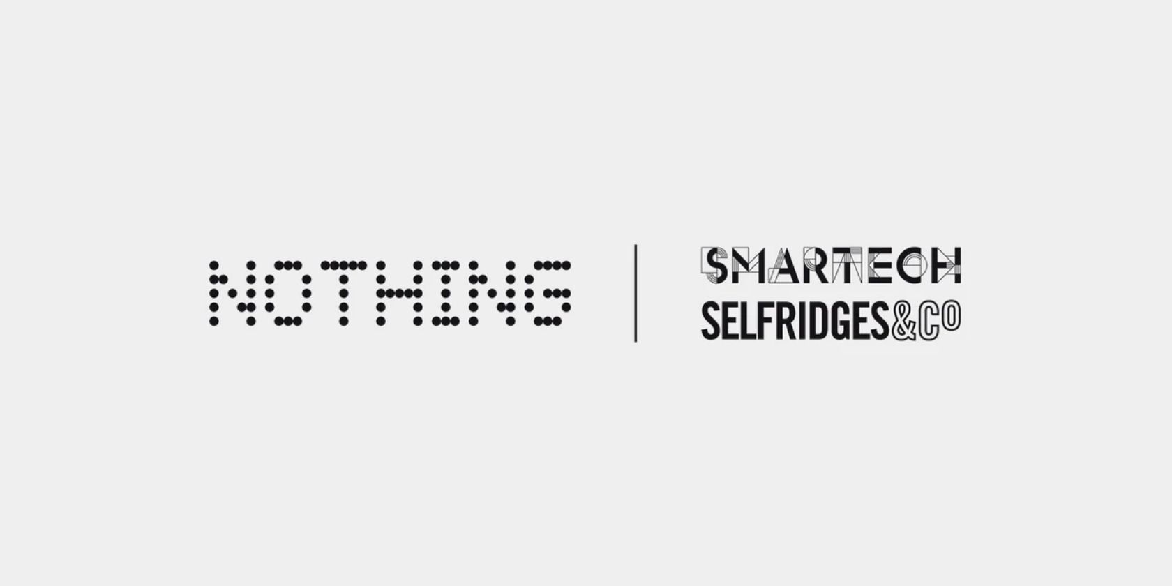 Nothing's graphic of its logo with the Selfridges logo as well.