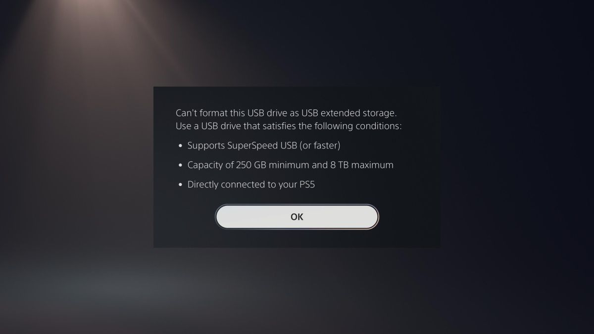 PS5 extended storage cant format - Come archiviare i giochi PS5 su un’unità USB esterna