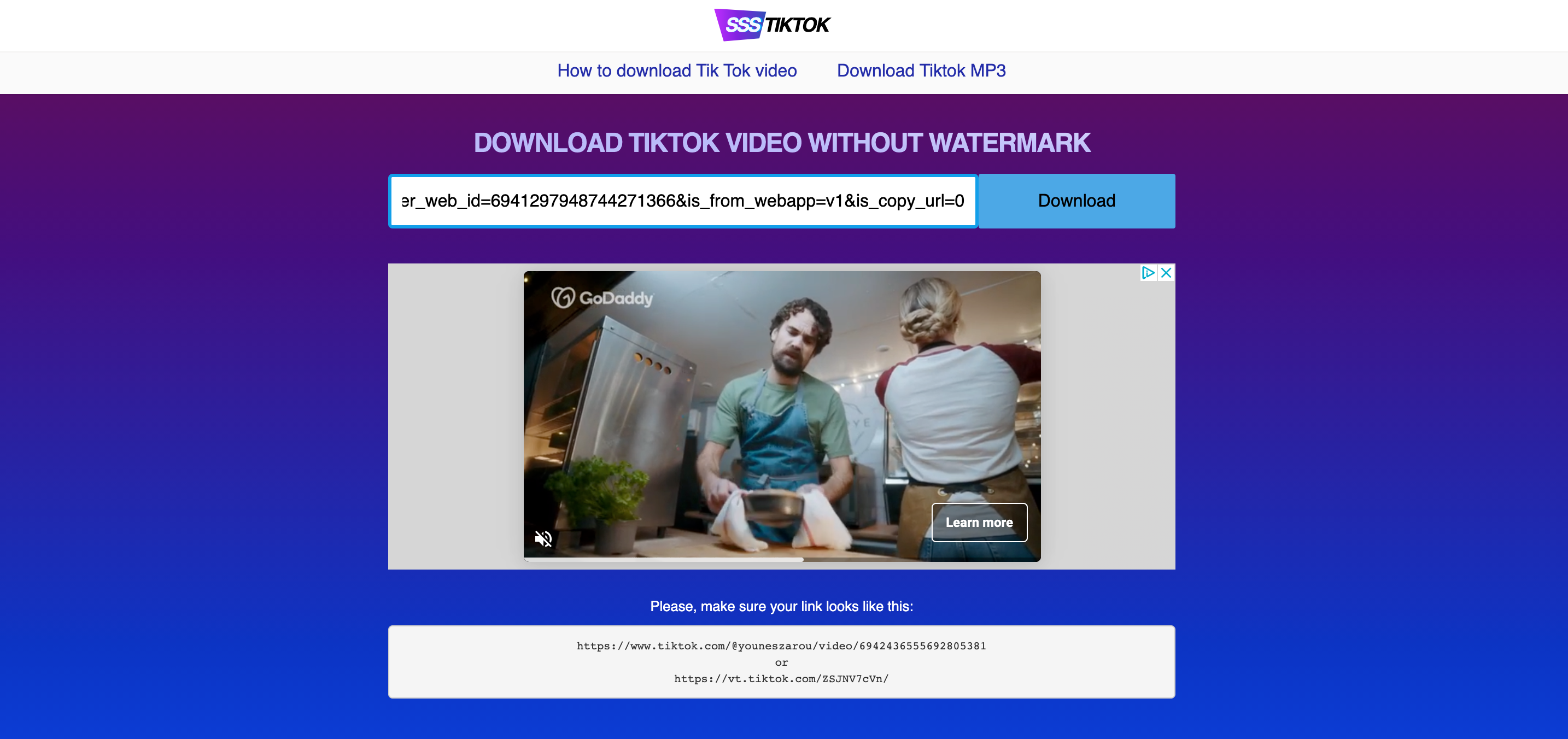 how to download tiktoks to your PC using SSSTikTok
