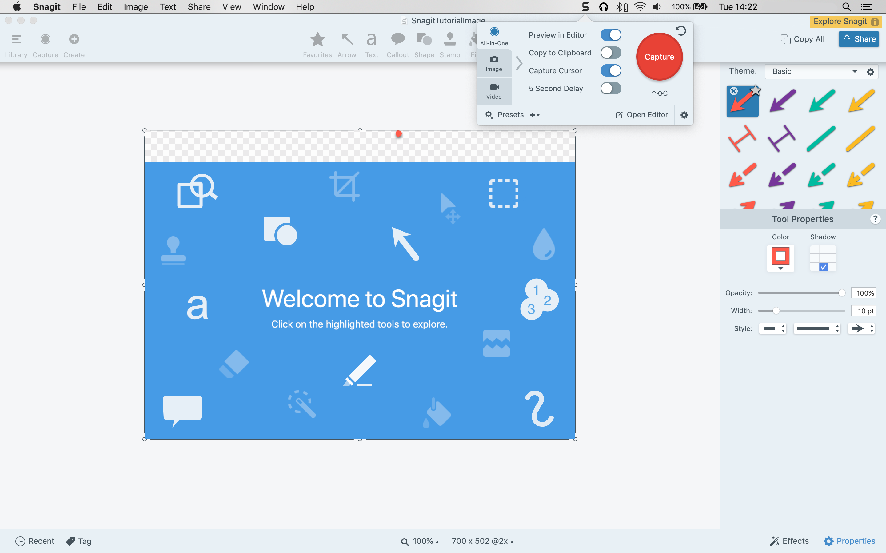 snag-it free trial screenshot