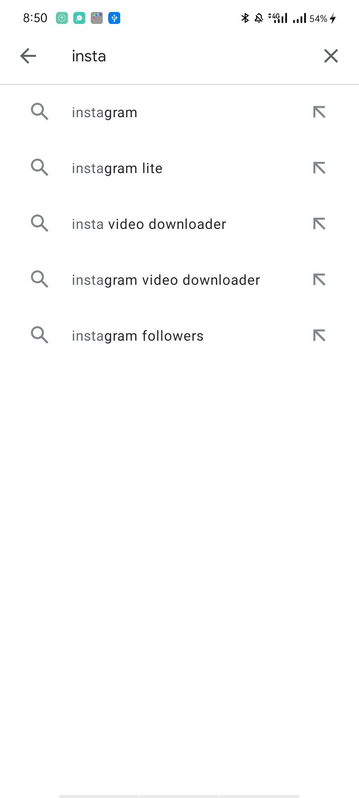 Searching Instagram in App Store