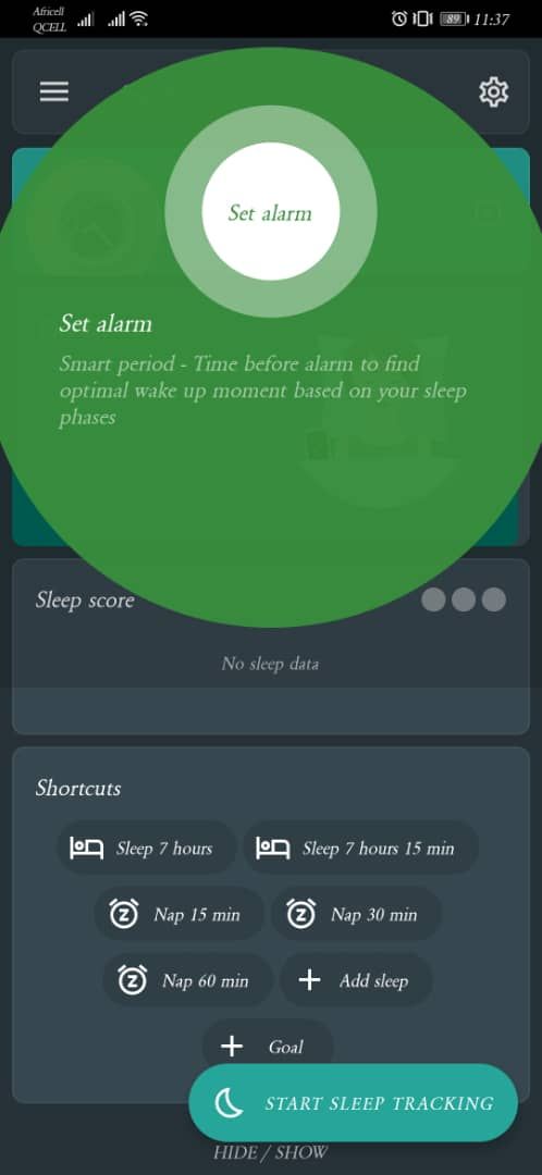Sleep as android app