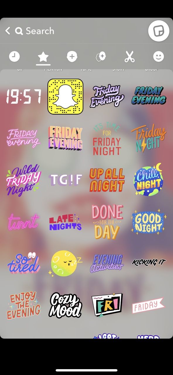 add stickers gallery to your Snap