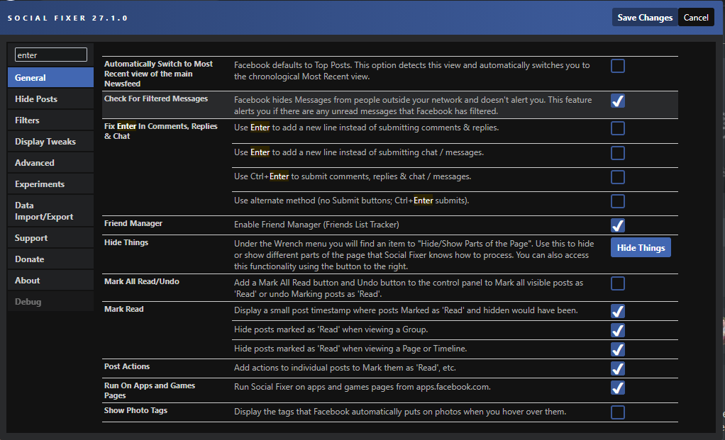 11 häufige Facebook-Probleme und -Fehler (und wie man sie behebt) - Social Fixer Menu