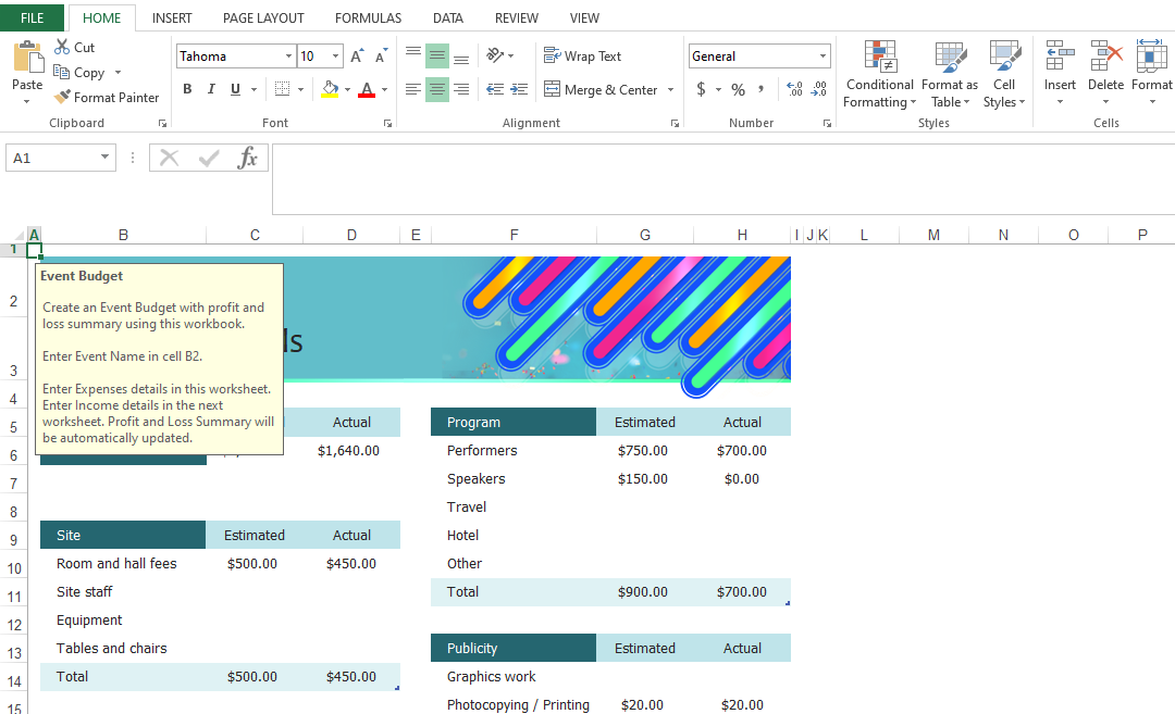 Template Open in MS-Excel