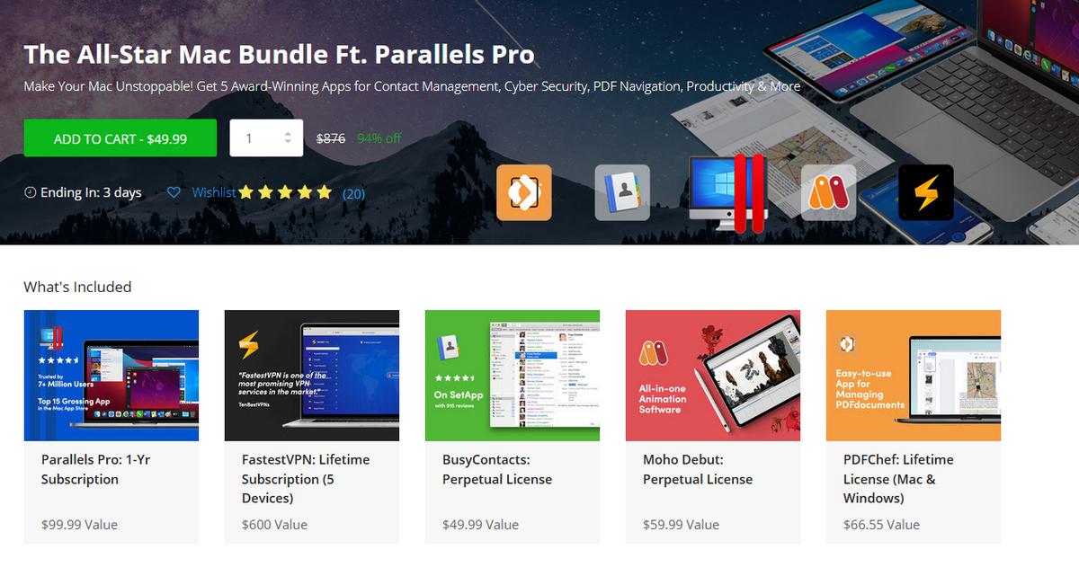 parallels pro perpetual