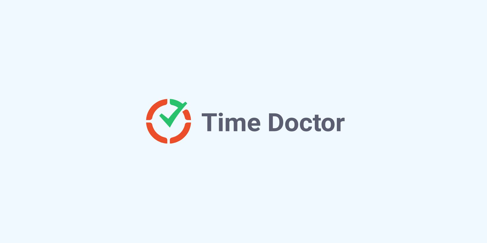 time doctor app logo on bluish background