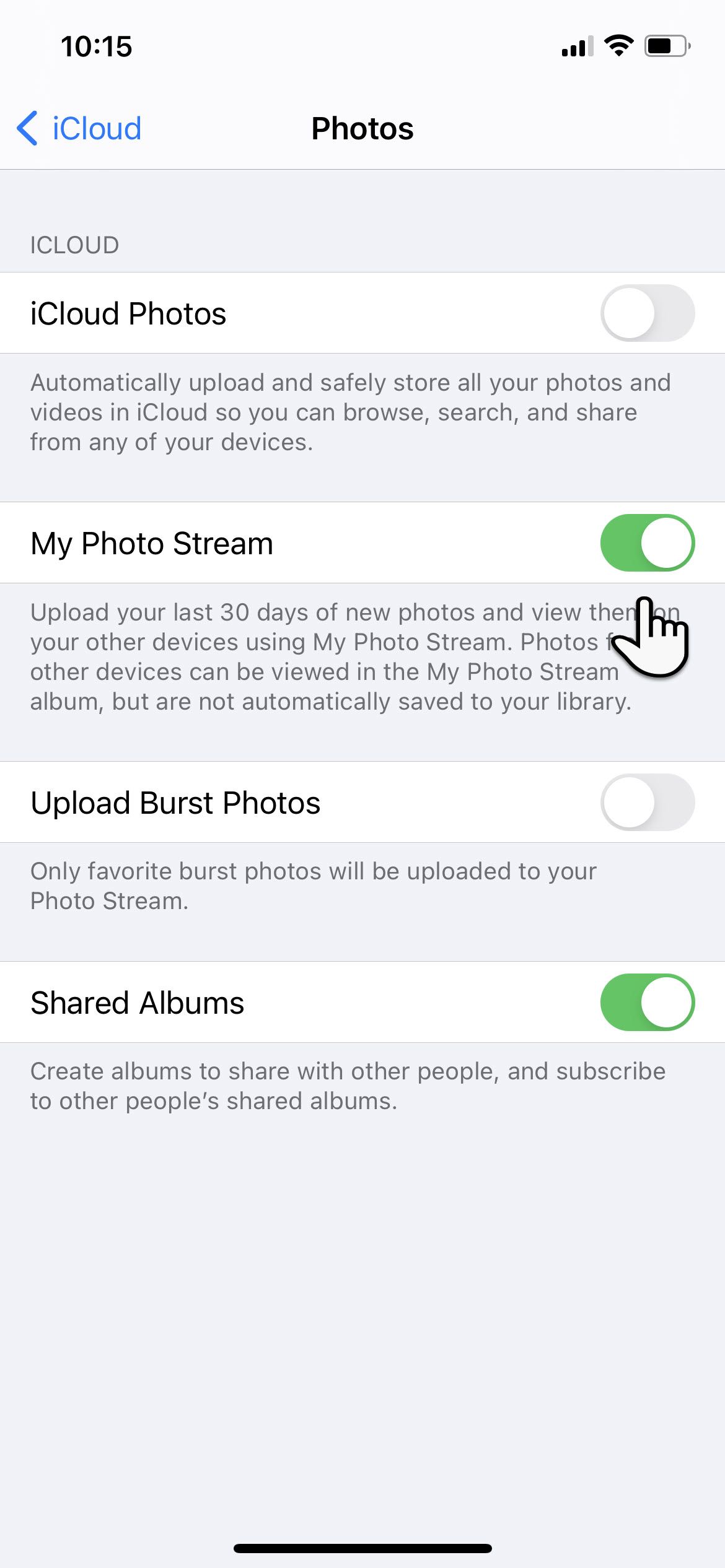 iCloud Photo Stream