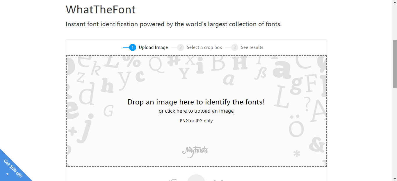  Hvad er Detfont image Font Detection boks