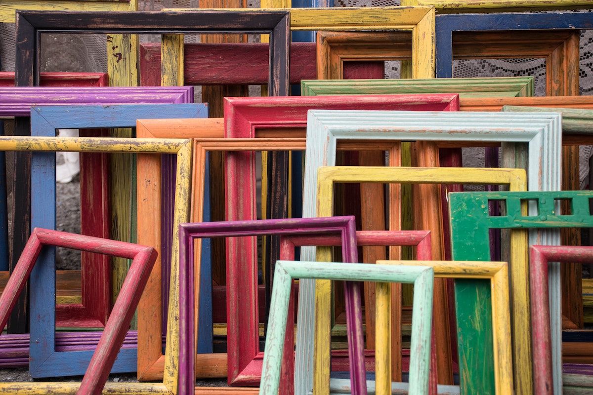 Selection of wooden frames