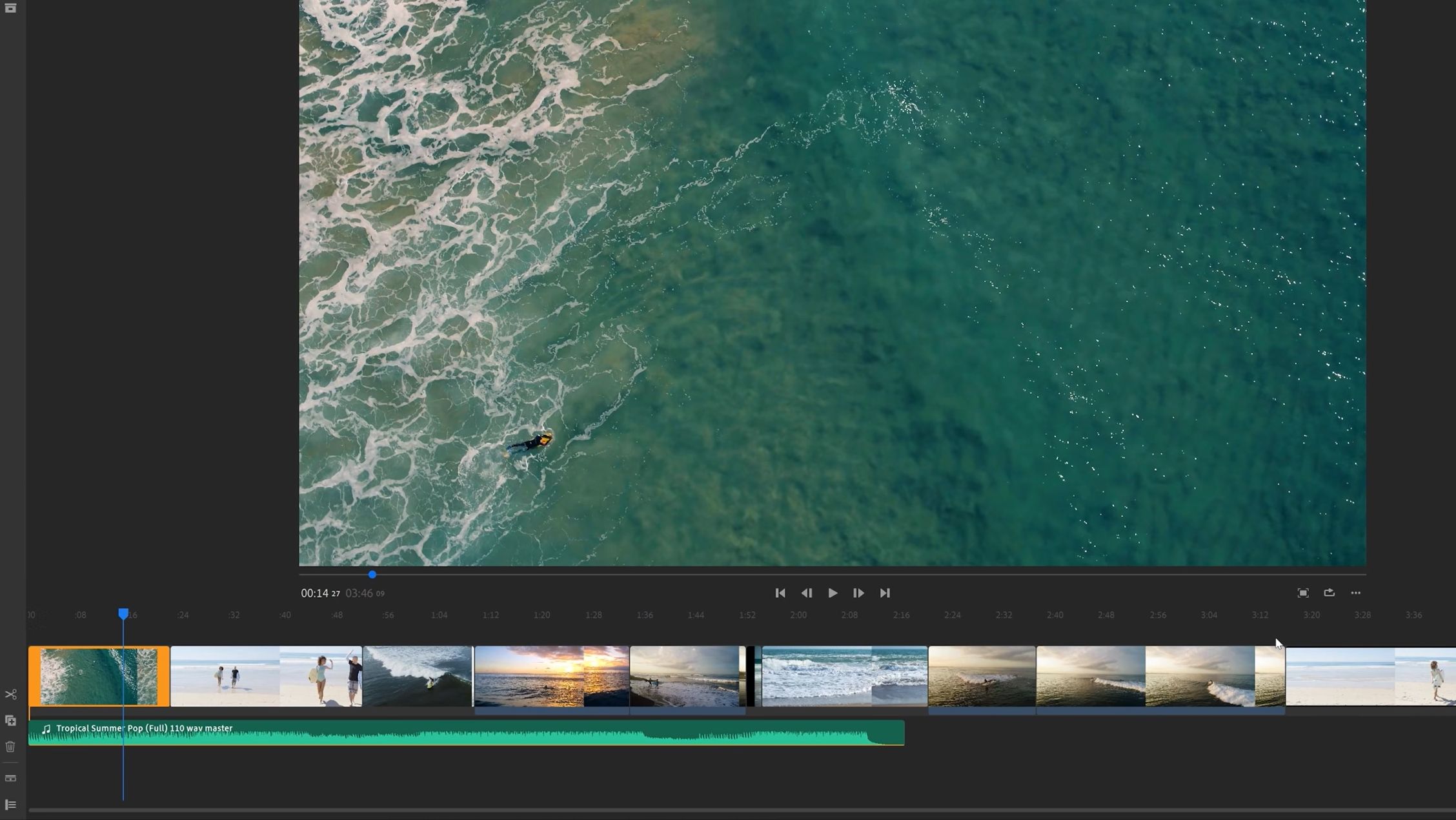 Adobe Premiere Rush video editor