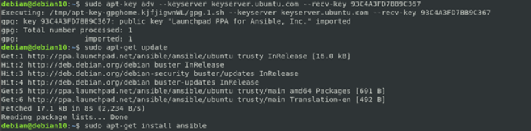 Ansible install