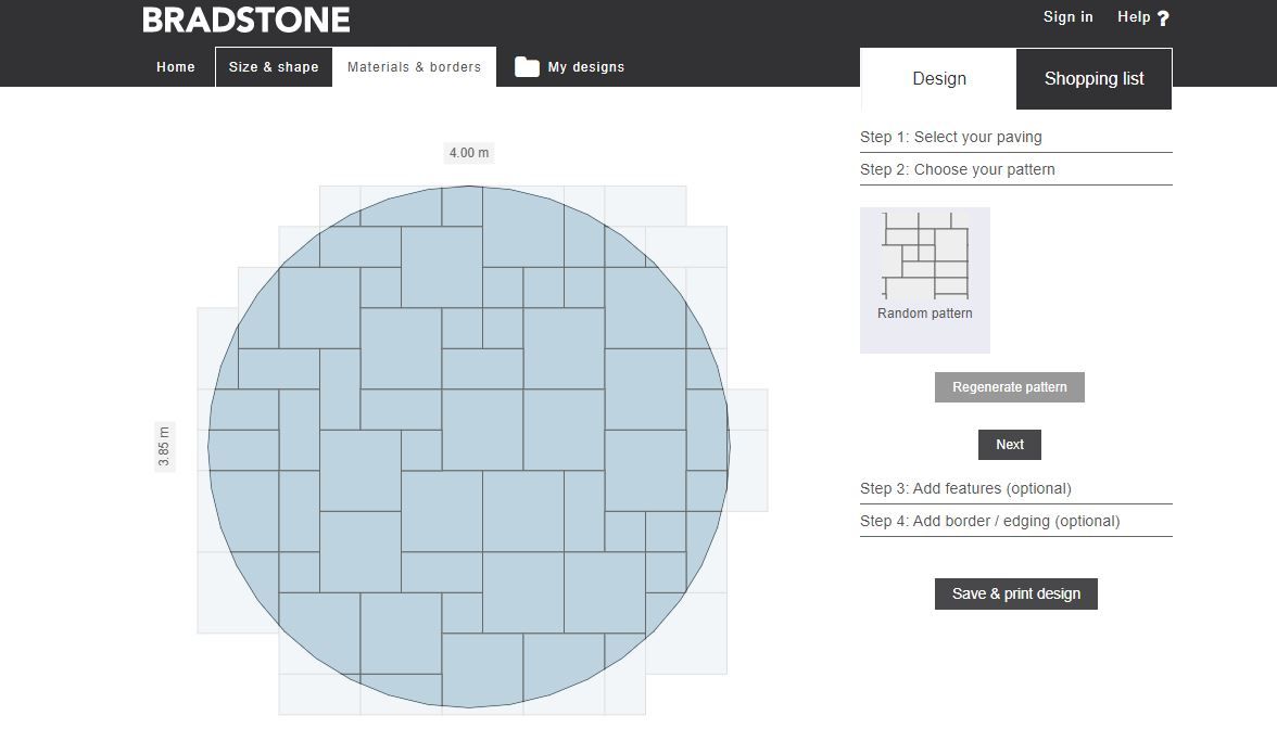 Die 9 besten kostenlosen Online-Tools für die Landschafts- und Gartengestaltung - bradstone paving planner site