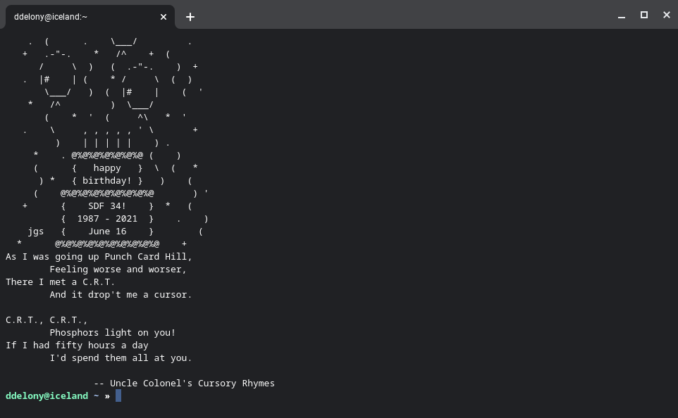 SSH running in Linux on a Chromebook