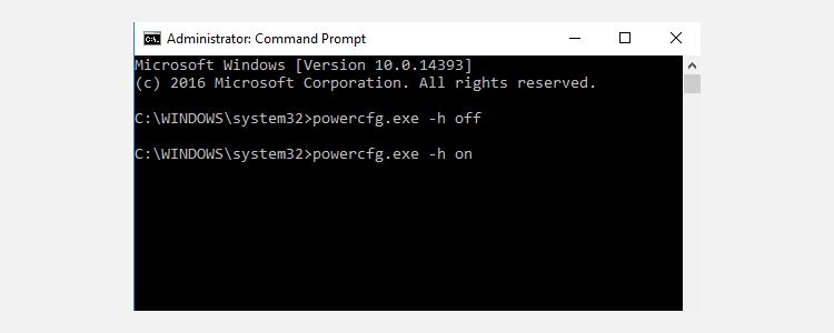 command prompt powercfg command