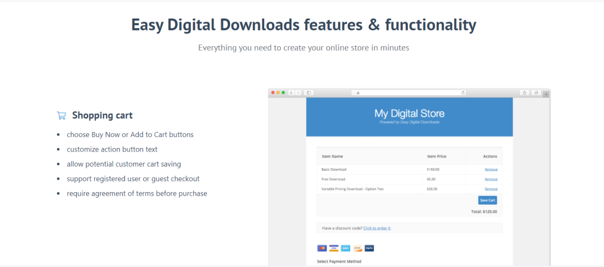 Easy Digital Downloads eCommerce Platform