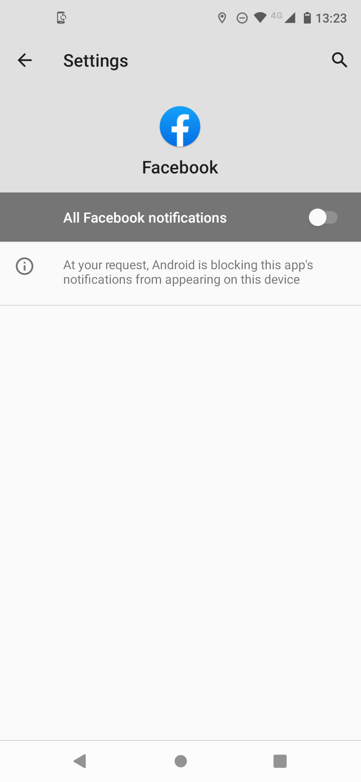 facebook notifications android