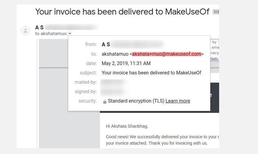 3 Möglichkeiten, sofort eine neue E-Mail-Adresse für sich selbst zu erstellen - gmail alias using separator