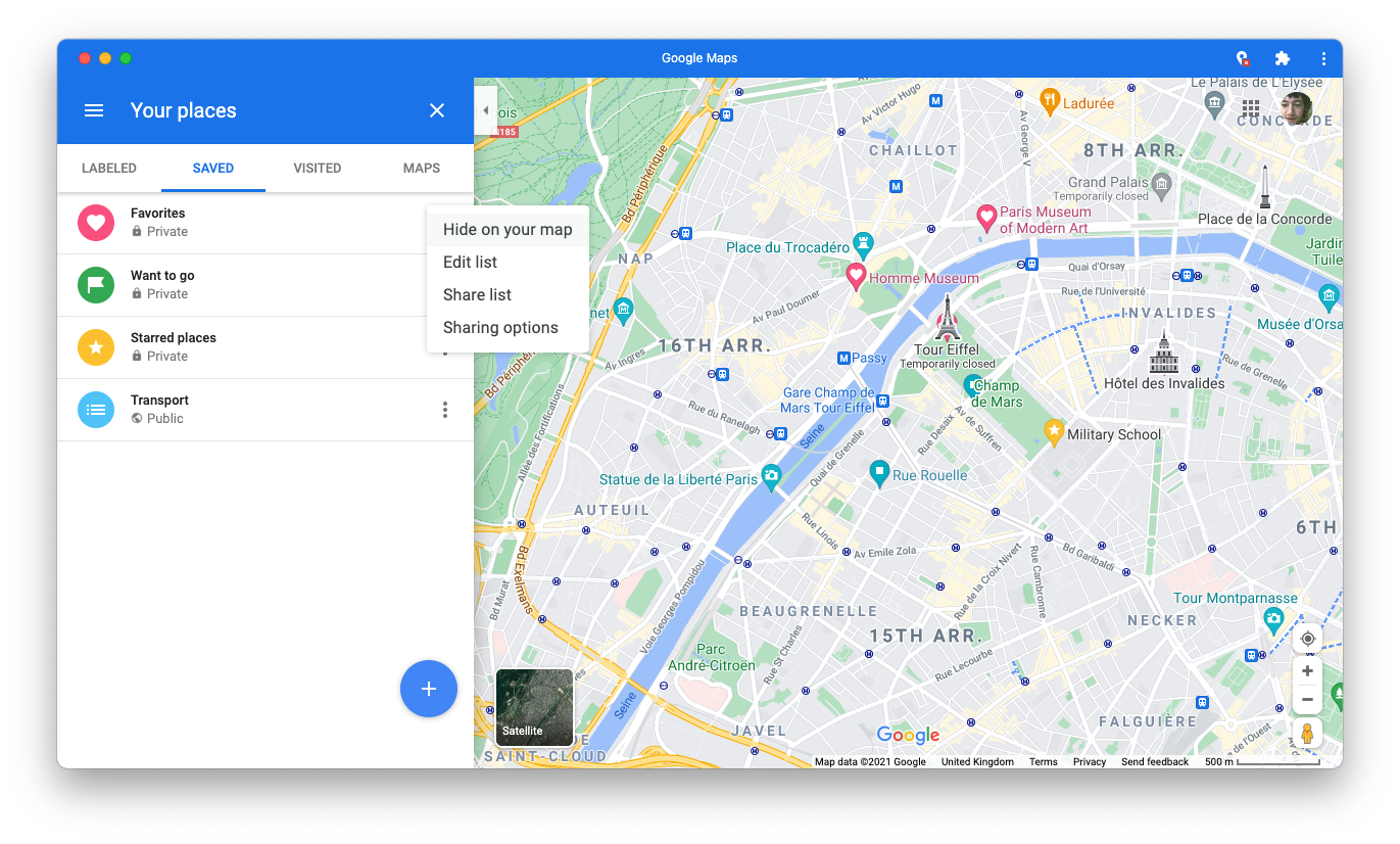 Here S How To Save Places In Google Maps Google Maps Saved Places