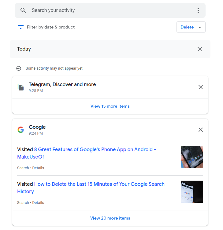 How to Access Your Google History and Delete All Activity