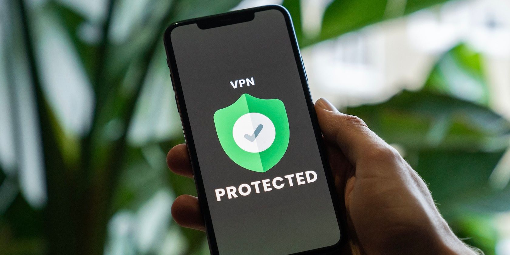 iPhone showing VPN privacy icon