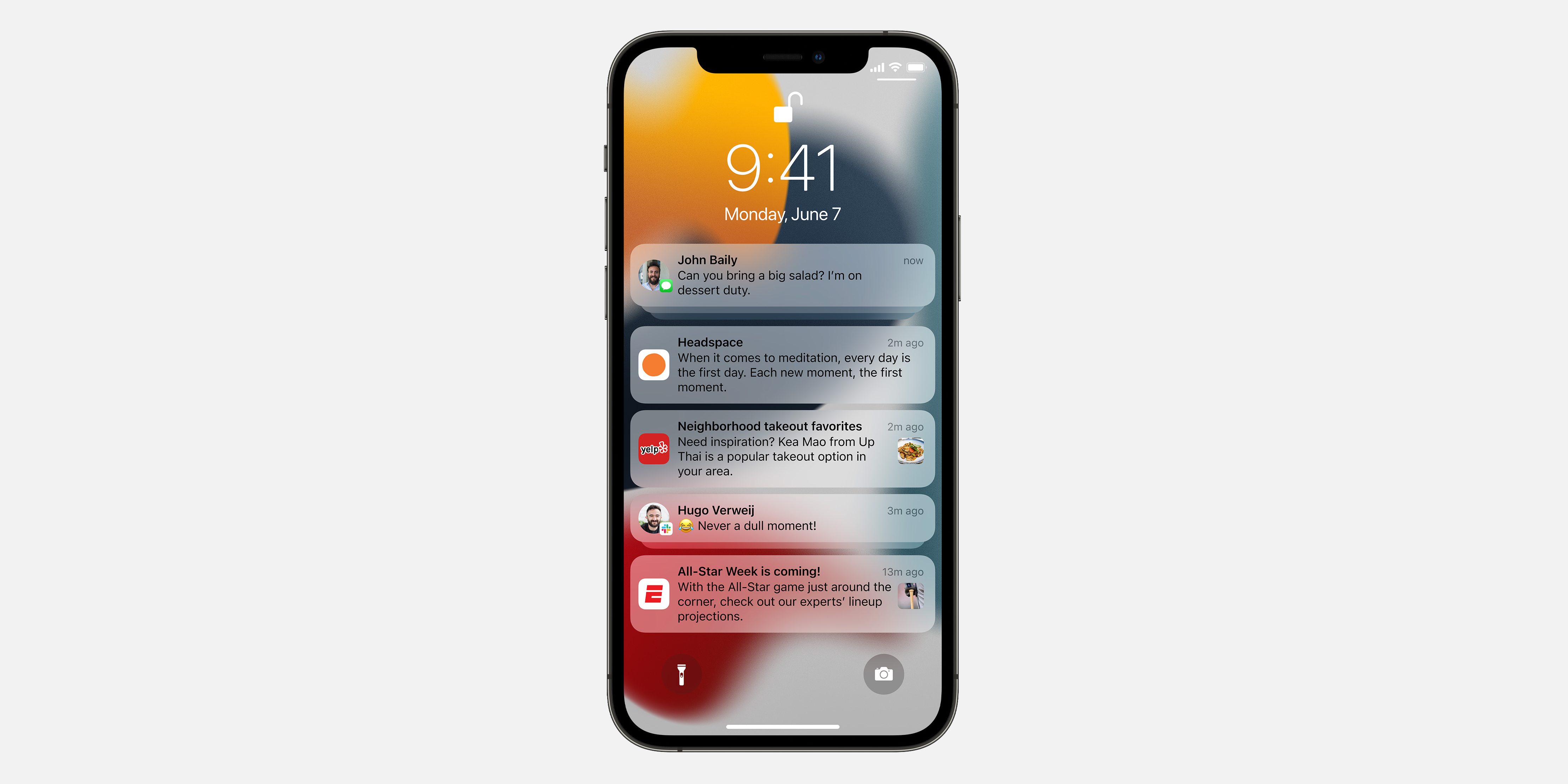 Notifications on iOS 15