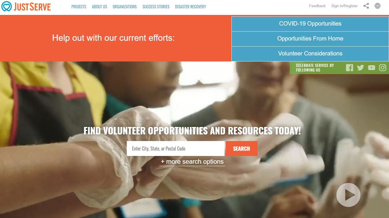 just serve volunteer site - I 10 migliori siti web per trovare lavoro e opportunità di volontariato