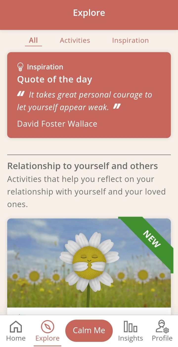 mind ease learning page screenshot