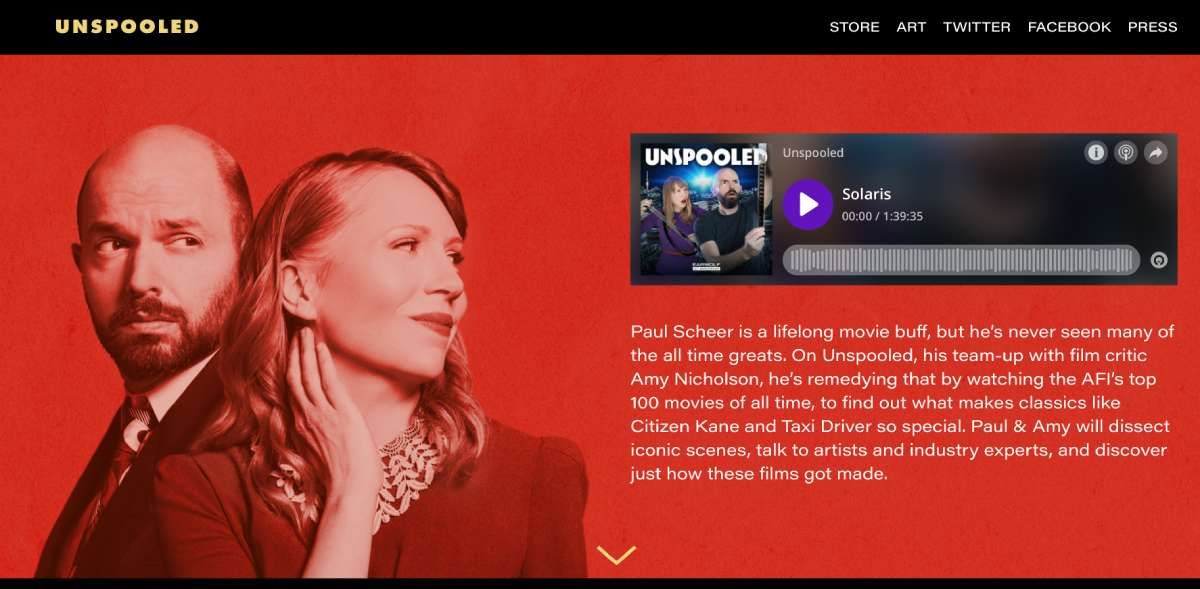 Unspooled is a film podcast to discover what makes a movie into a cinema classic through a humorous lens