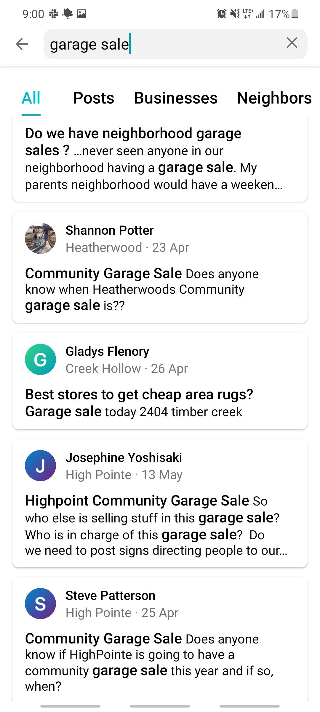Sale