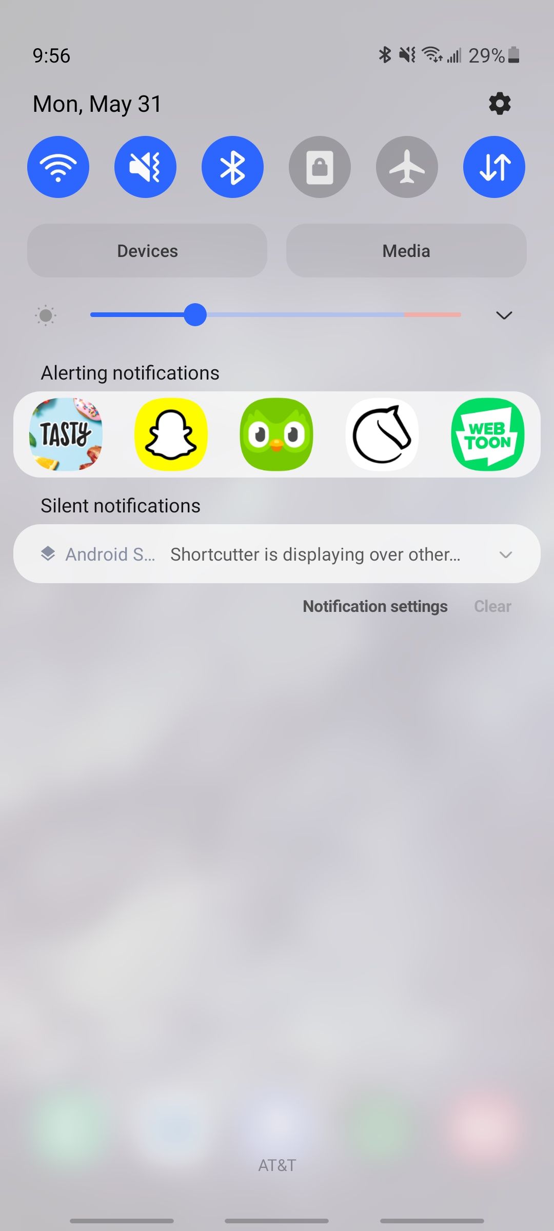 notification taskbar what it looks like