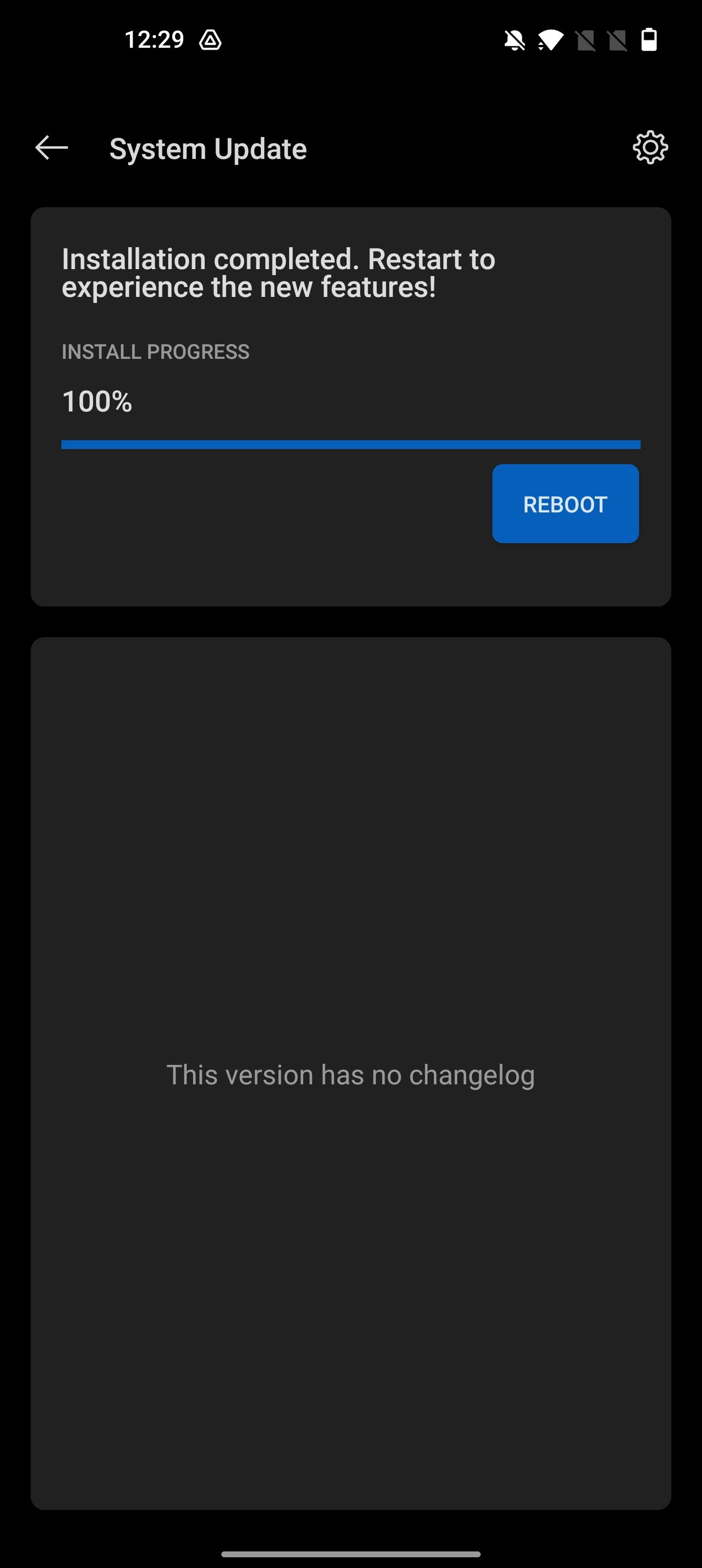 OnePlus 9 reboot primpt