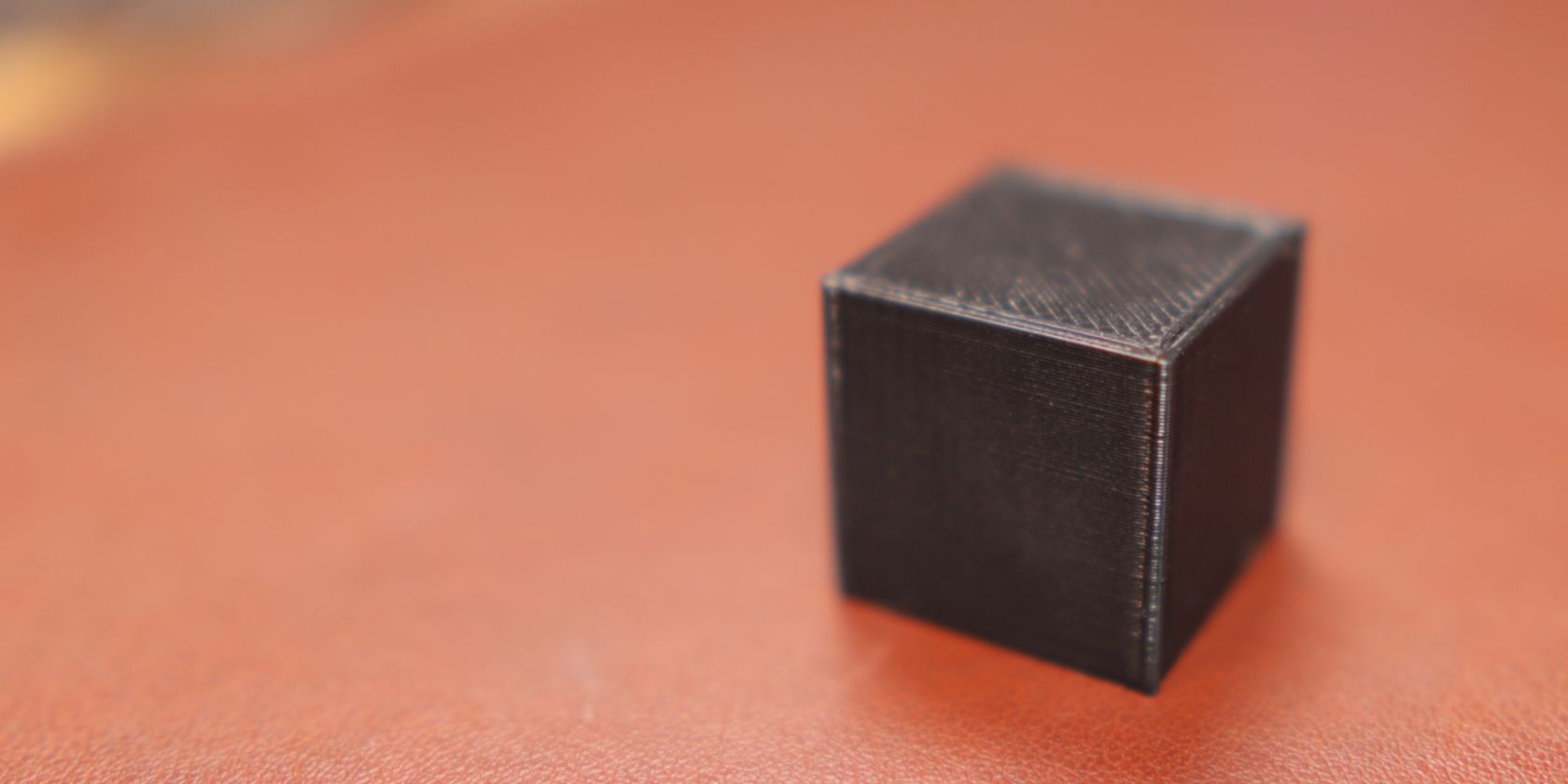 A perfectly-extruded calibration cube