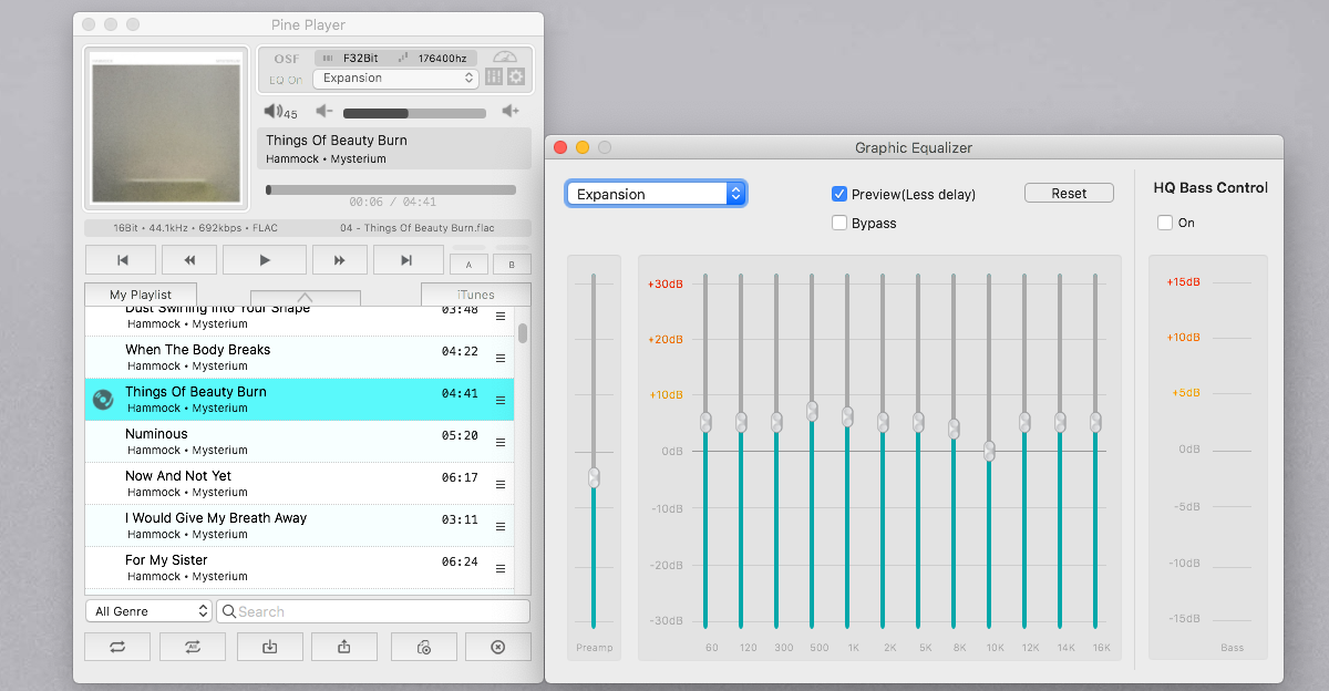 aac file player for mac equalizer