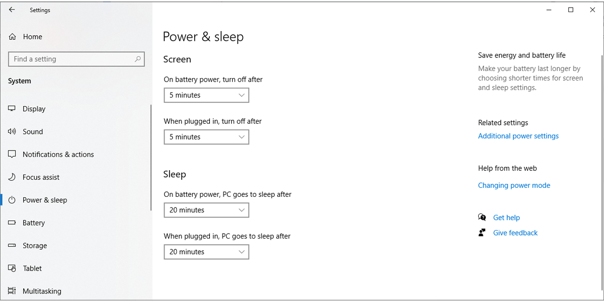 5 Möglichkeiten, einen Windows-Computerbildschirm zu reparieren, der sich nach der eingestellten Zeit nicht ausschaltet - power and sleep 1