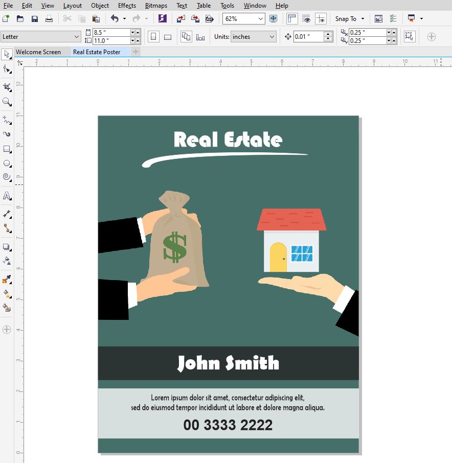 Real estate poster