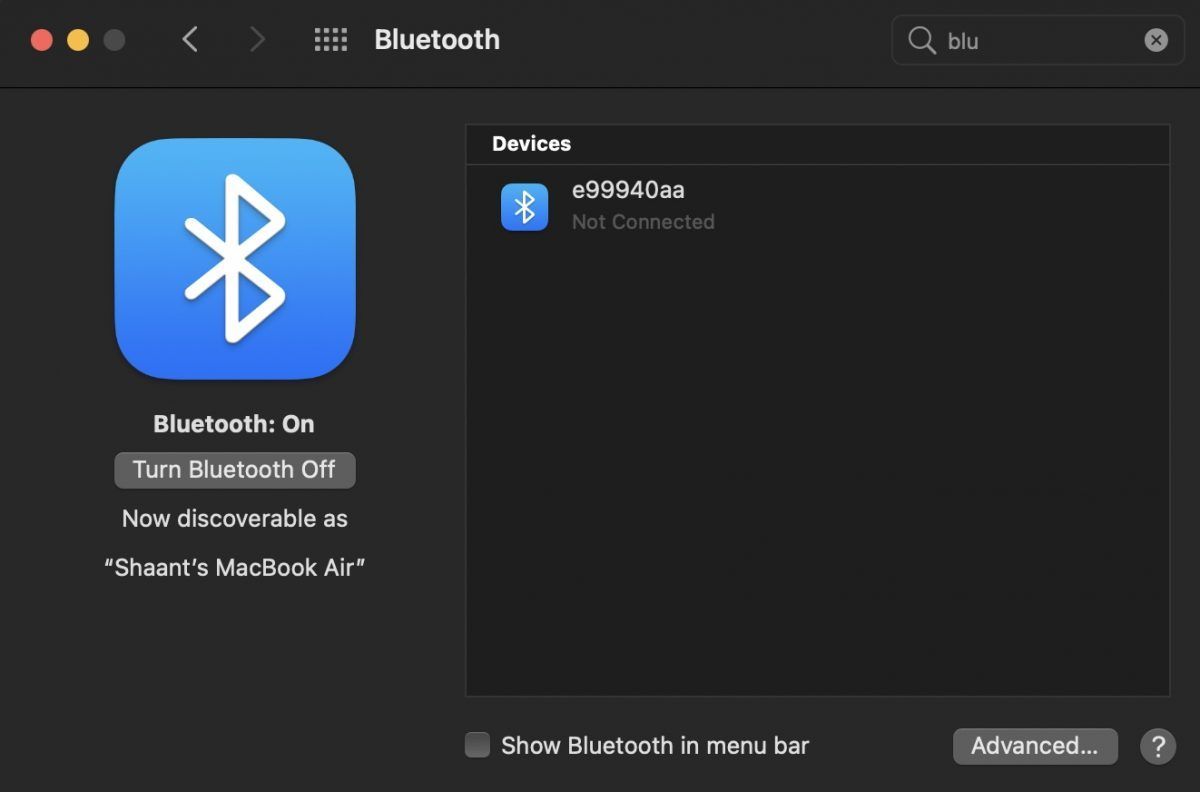 cost for apple mac bluetooth install