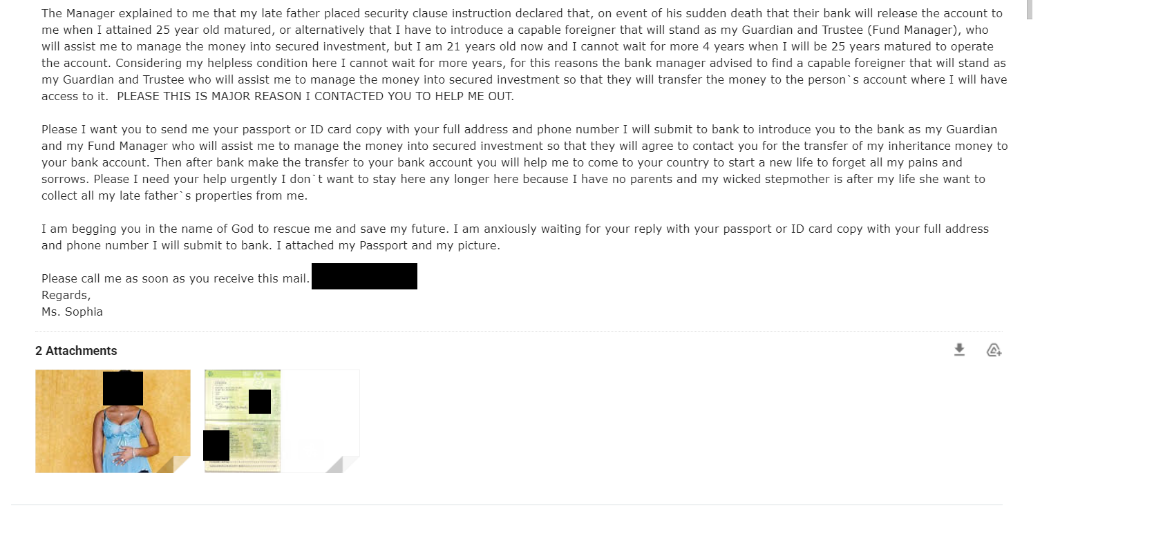 sofia 2 - Cosa è successo quando abbiamo risposto a un’e-mail di phishing?