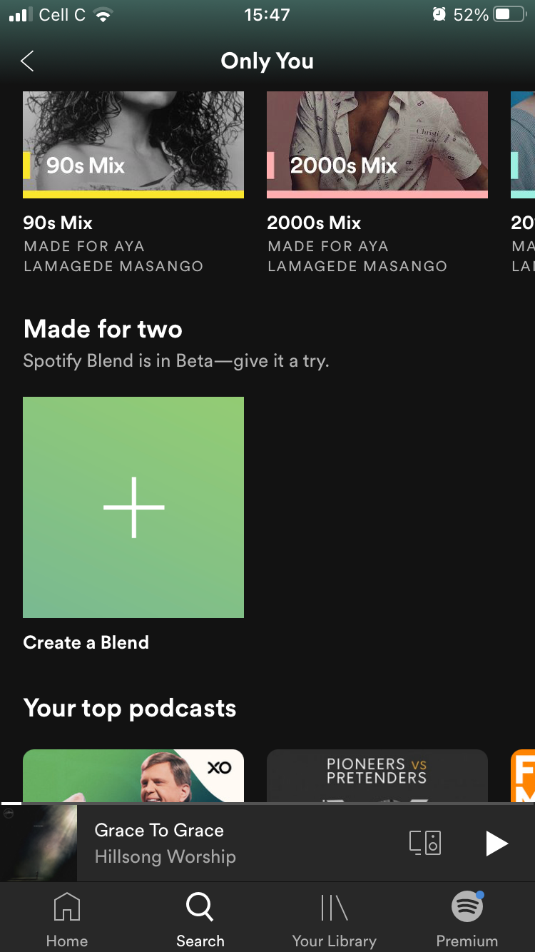 how to do a spotify blend
