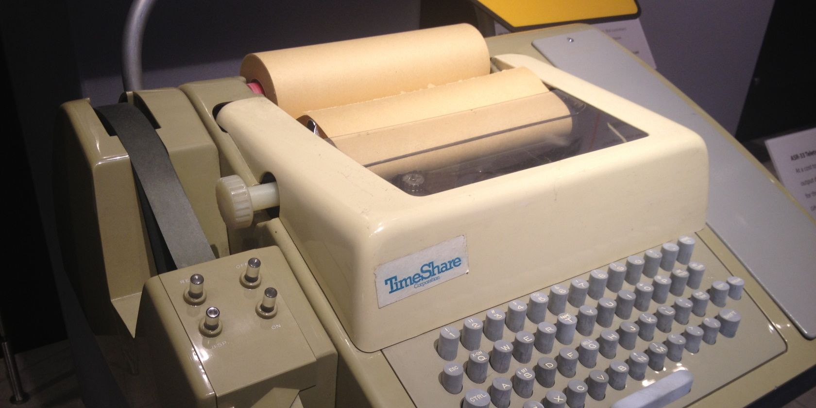 Teletype machine