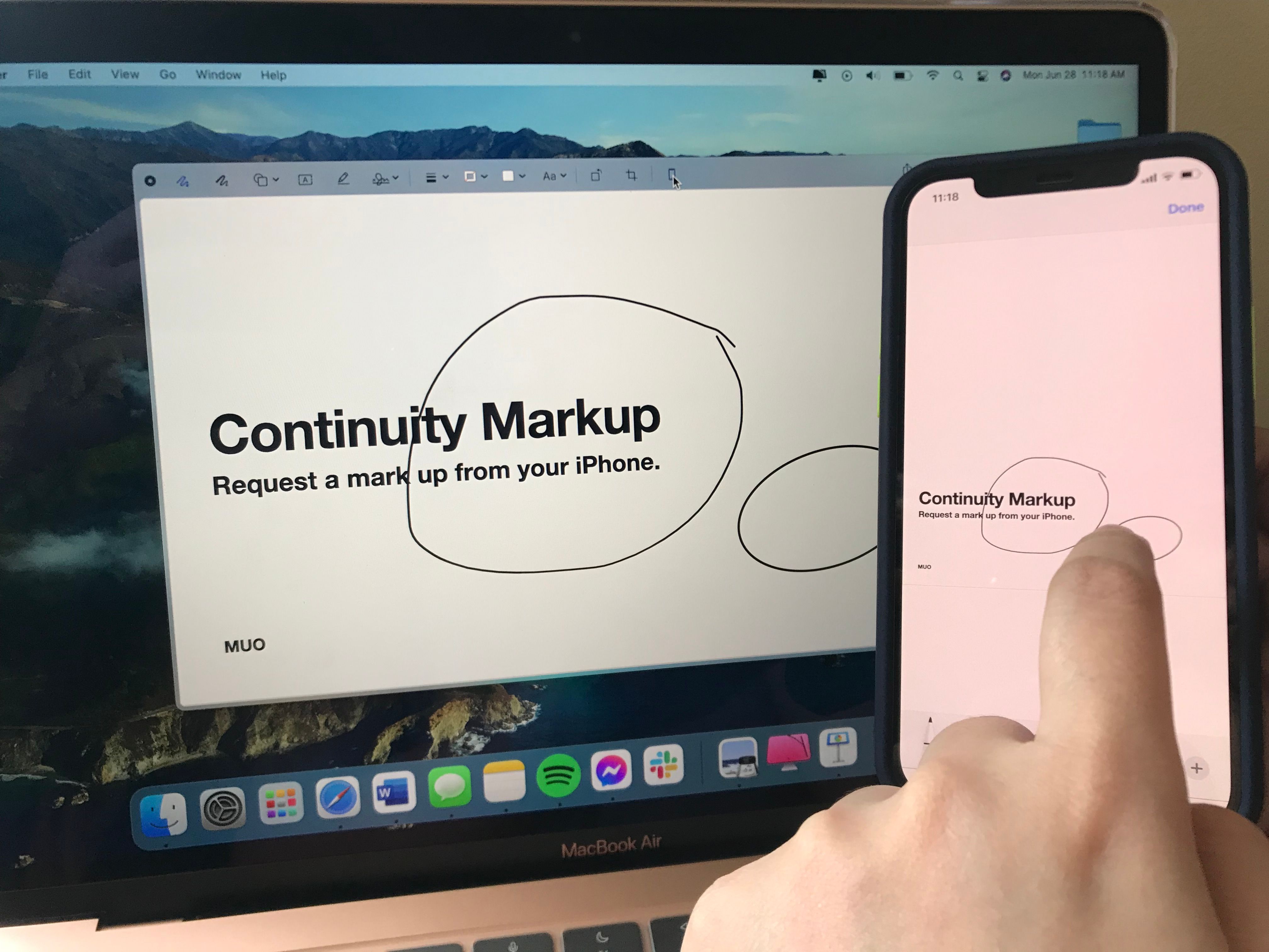 Markup Feature on Mac and iPhone