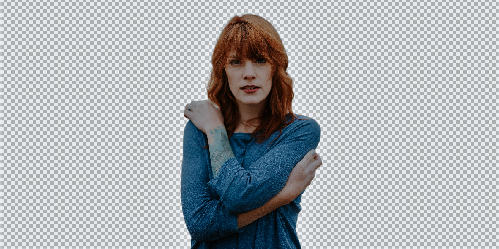 Transparent Background Image of Woman
