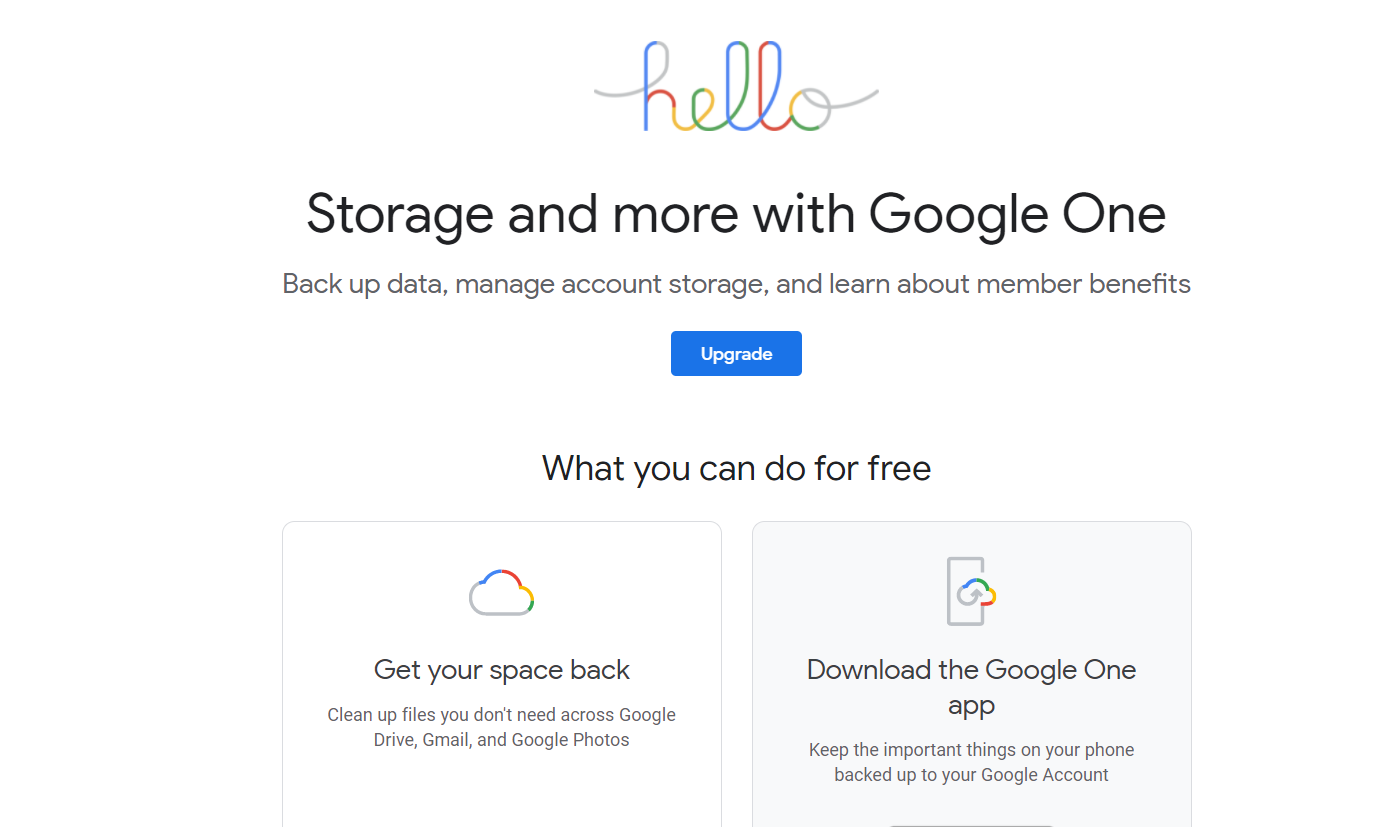 upgrade google storage - Come aumentare lo spazio di archiviazione di Google Cloud per foto, Drive e Gmail
