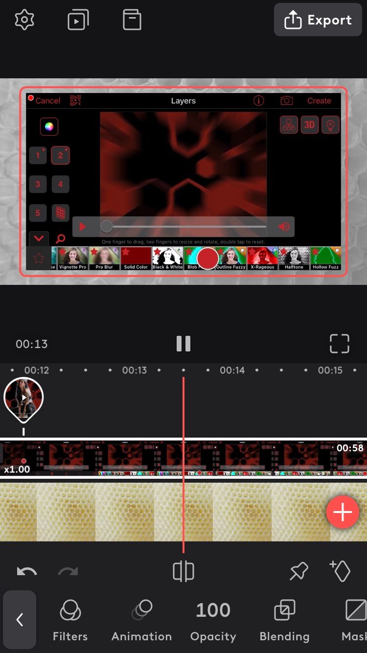 VideoLeap Background Overlay