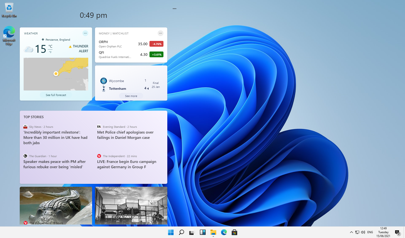 windows 11 news and features widget